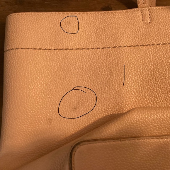 Tory Burch Light Blush Pebbled Leather Tassel Tote - Picture 11 of 12